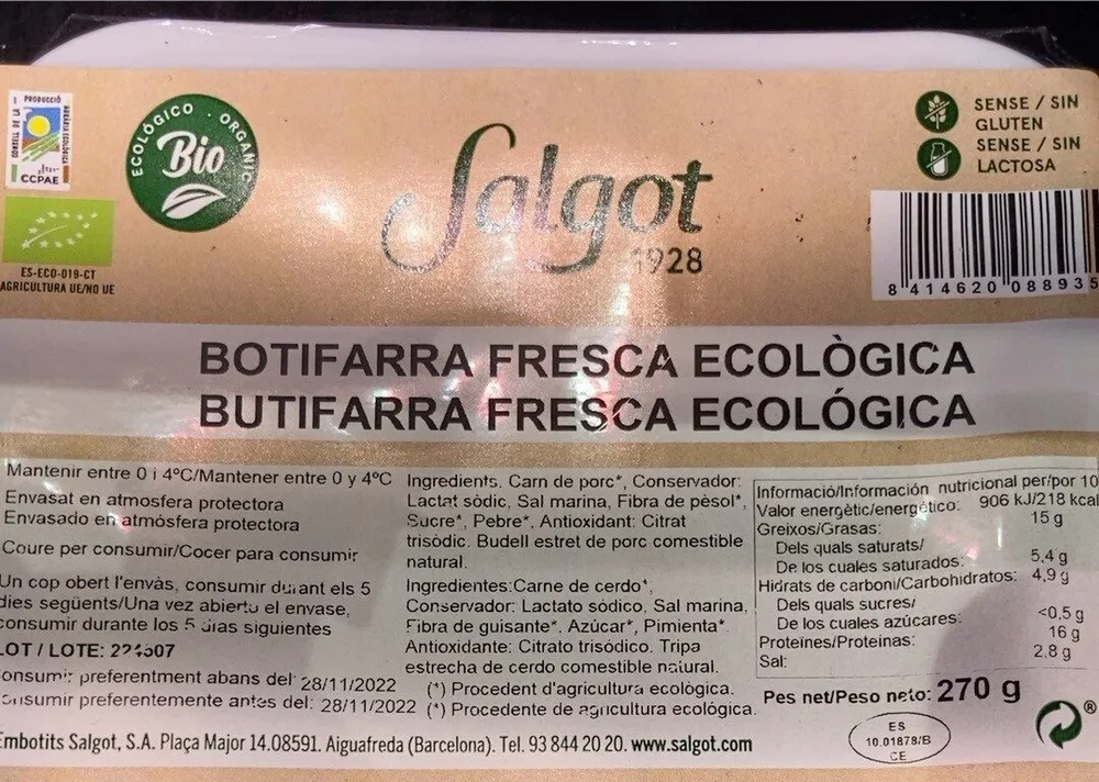 Botifarra ecologica