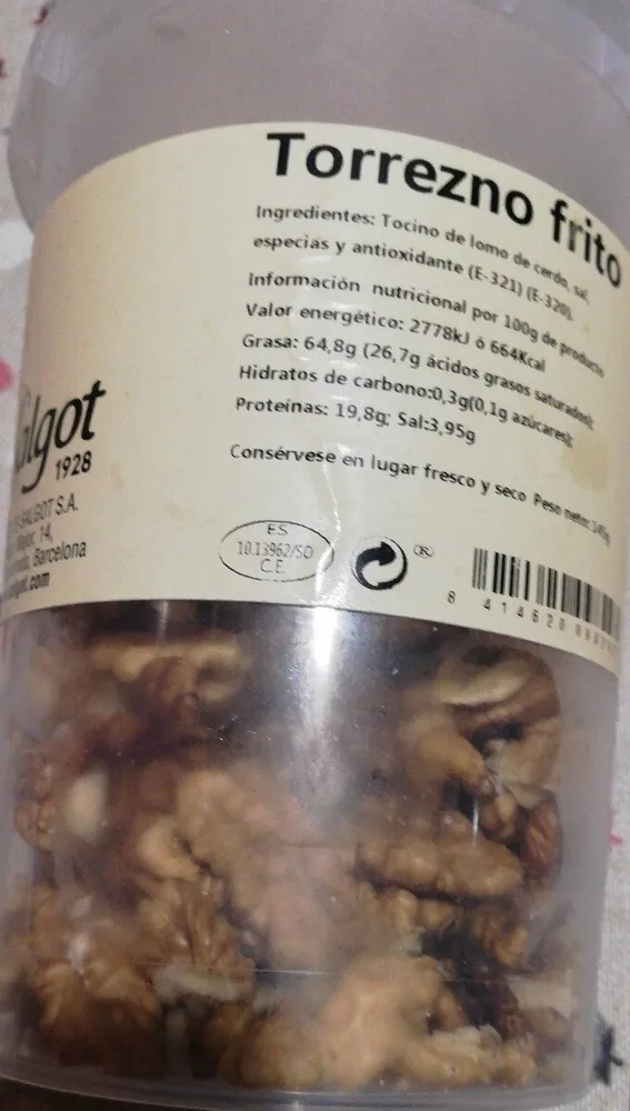 Torreznos frito