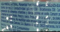 Agua mineral natural