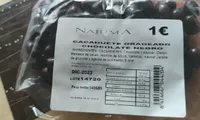 Cacahuete granjeado chocolate negro