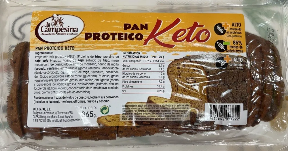 Pan Proteico Keto