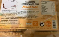 Galletas integralescon naranja