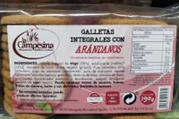 Galletas integrales con arándanos
