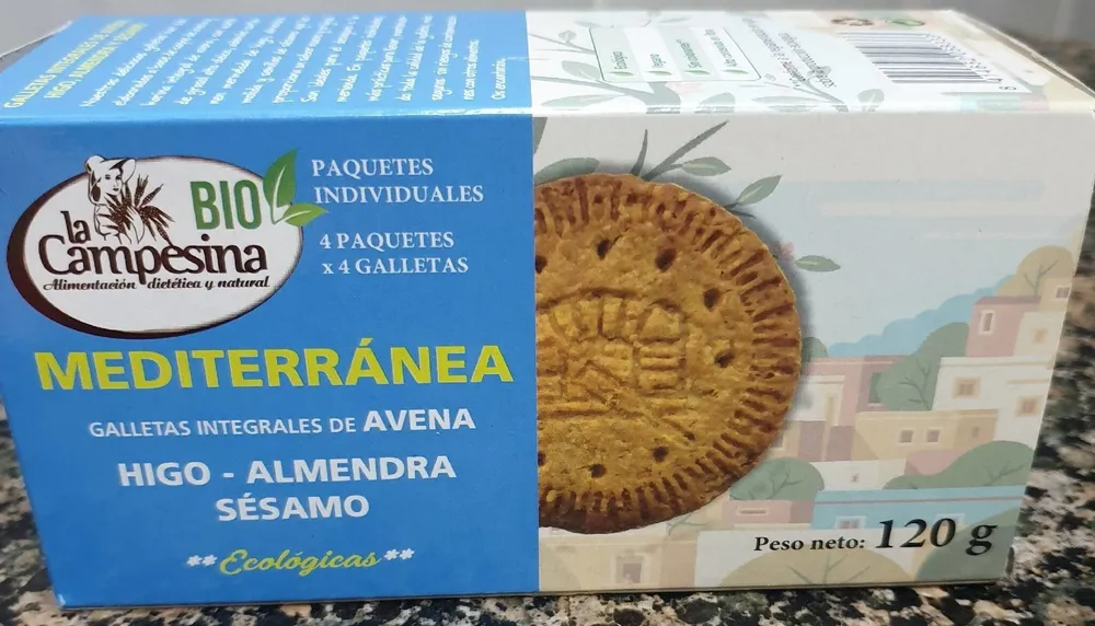 Galletas integrales de avena