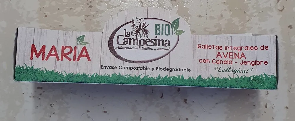 Galletas integrales de avena con canela y jengibre