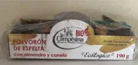 Polvorón de espelta con almendra y canela