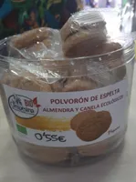polvoron espelta con almendra y canela