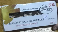 Turron chocolate almendra