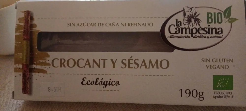 Crocant y sésamo