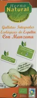 Galletas Integrales Ecológicas de Espelta con Manzana