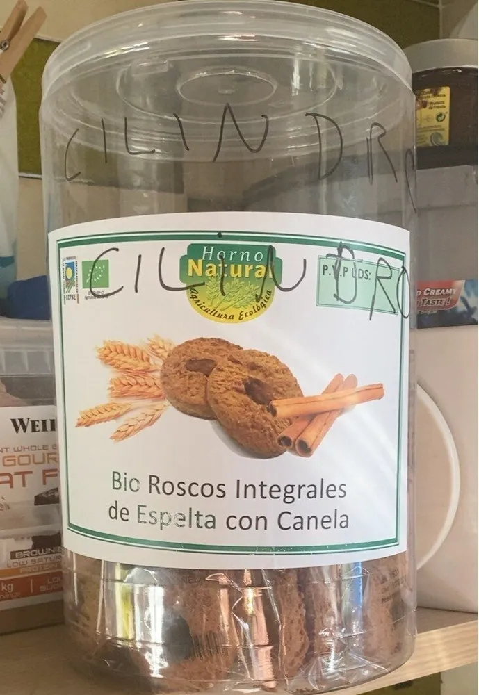 Bio Roscos integrales de Espelta con Canela