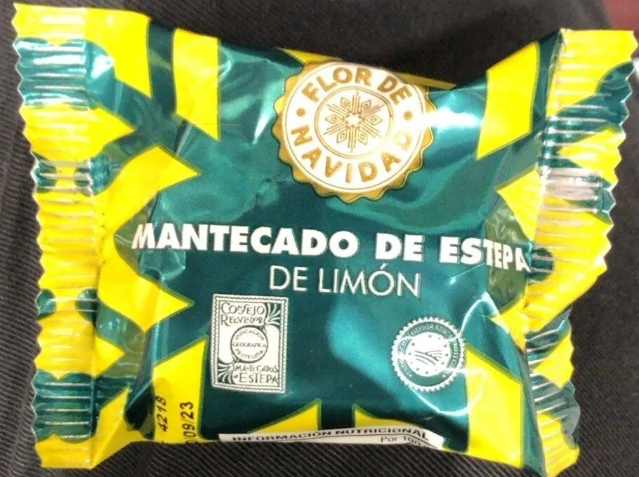 Mantecado de Estepa de Limón