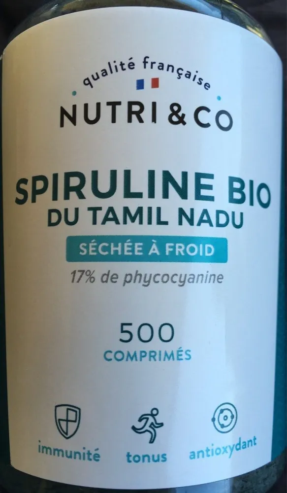 Spiruline bio du Tamil Nadu