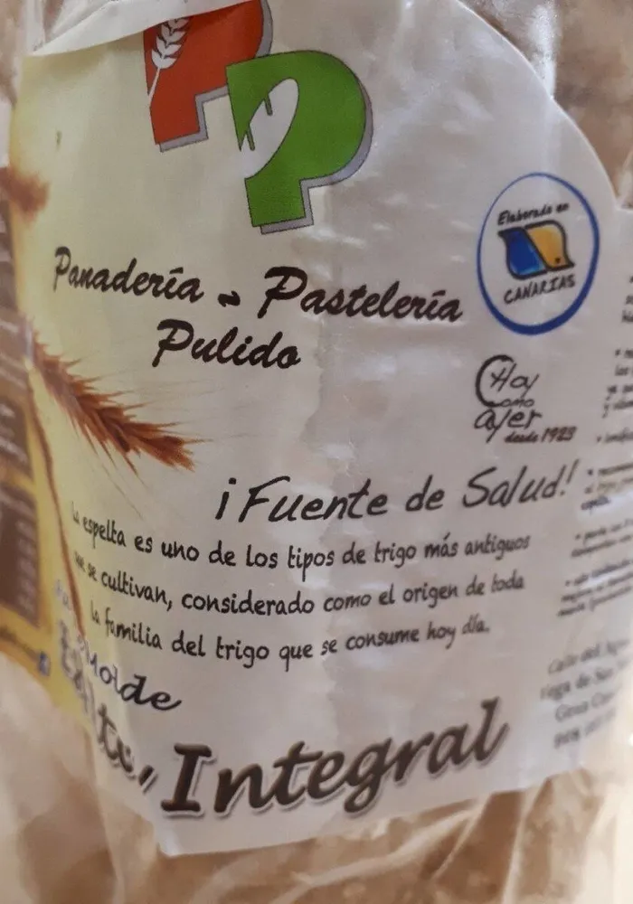 Pan de molde de espelta integral