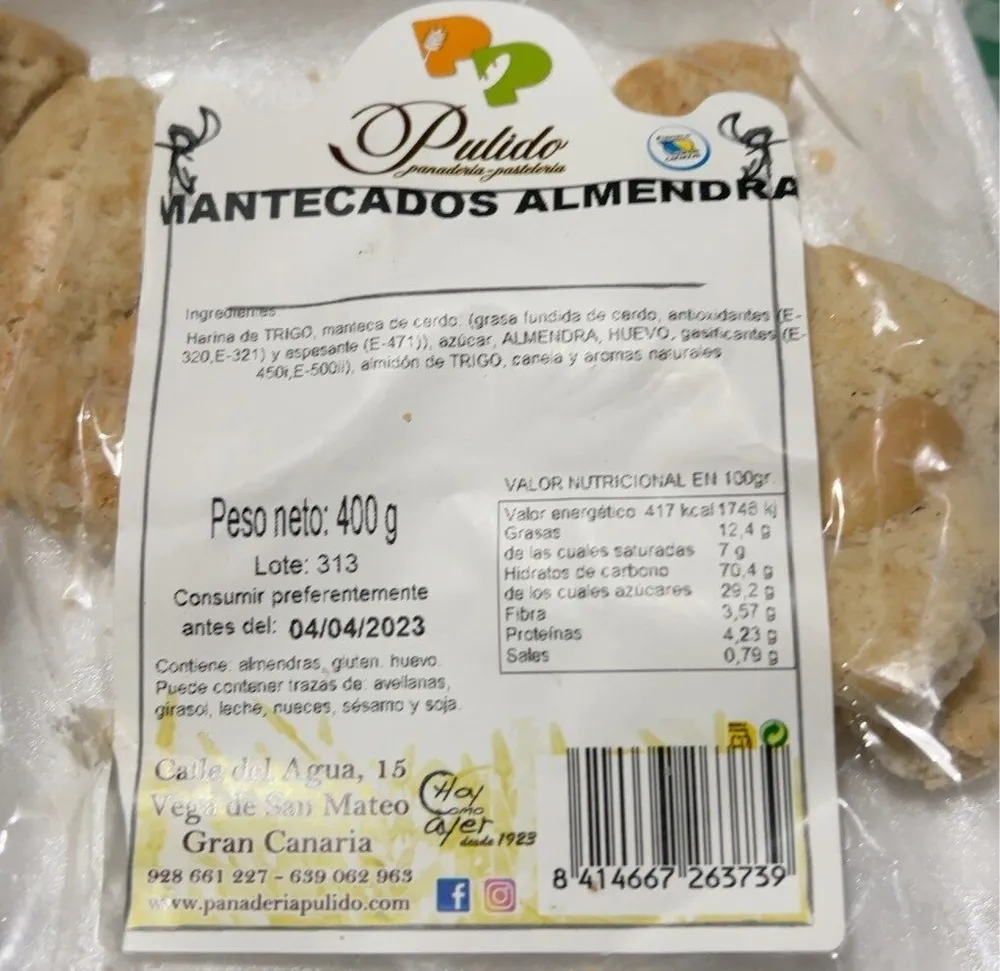 Mantecados de almendras