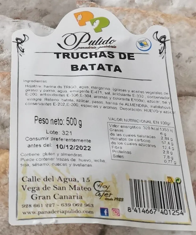 Truchas de batata