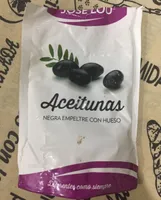 Aceitunas negras con hueso