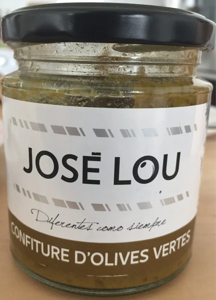 Confiture d'olives vertes