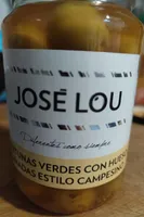 Aceitunas verdes con hueso estilo campesino