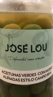Aceitunas verdes con hueso aliñadas estilo campo real