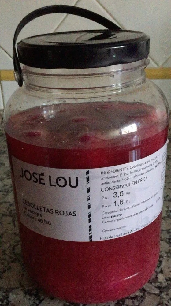 Cebolletas Rojas en vinagre
