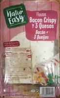 Flautas de bacon crispy y 3 quesos