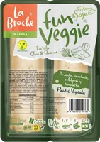 Fun Vegie. Flautas vegetales con queso EDAM fundido