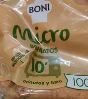 Moniatos microondas