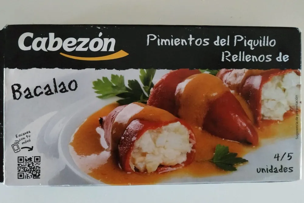 Pimientos del Piquillo Rellenos de Bacalao