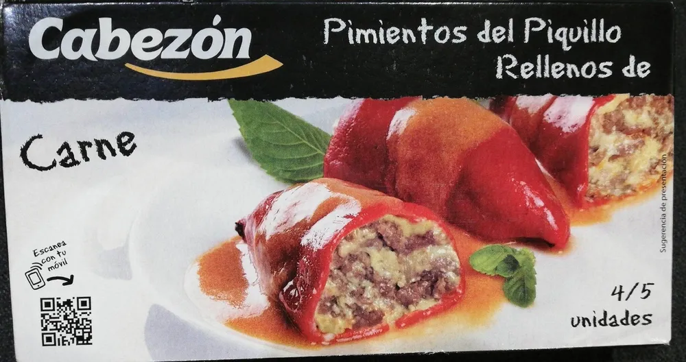Pimientos del poquillo rellenos de carne