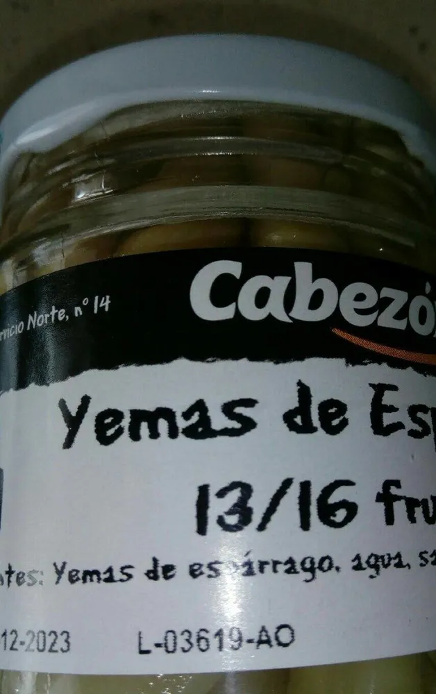 Yemas de esparragos