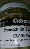 Yemas de esparragos