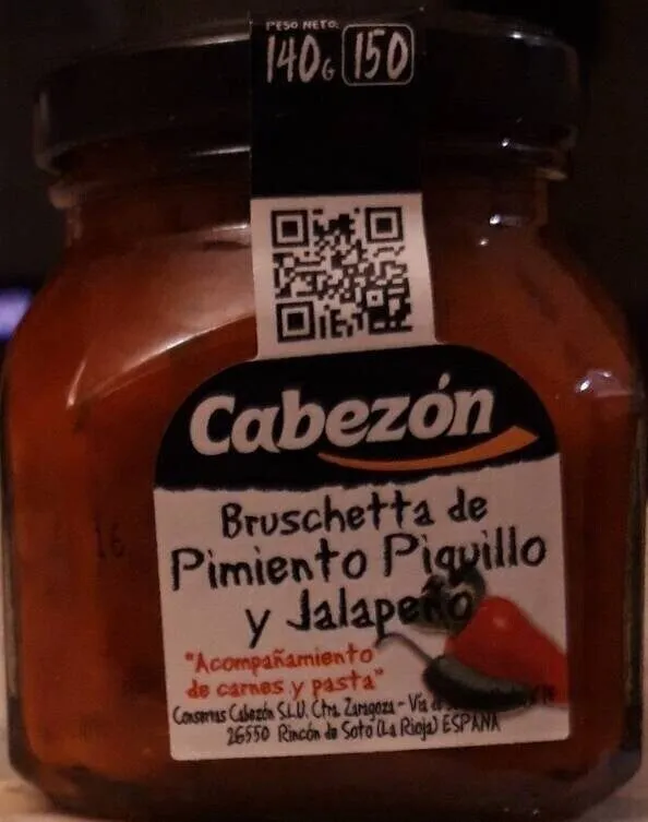 Bruscheta de pimiento poquillo y jalapeño