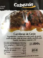 Carrilleras de cerdo