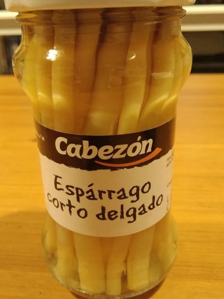 Espárrago corto delgado