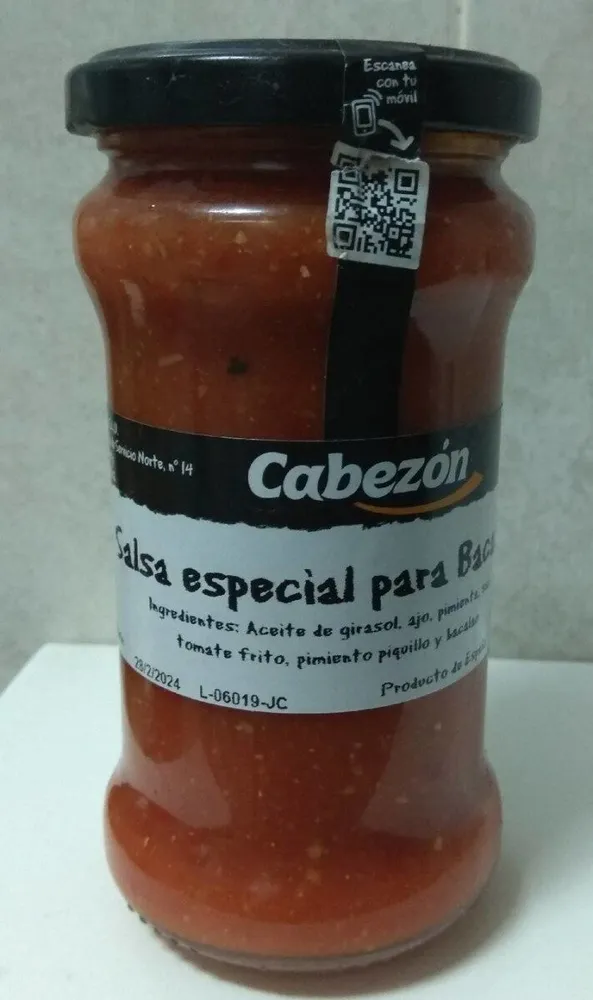 Salsa especial para bacalao