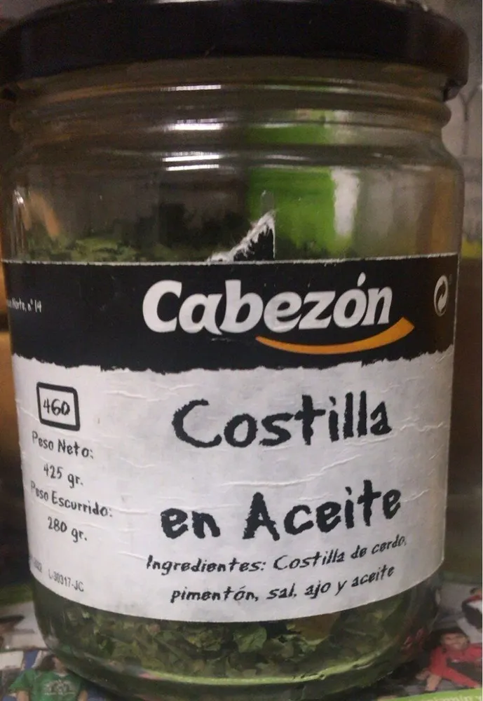 Costilla en aceite