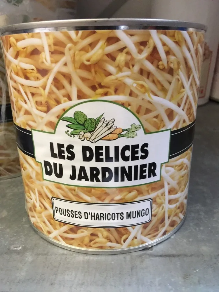 Pousses d'haricots mungo