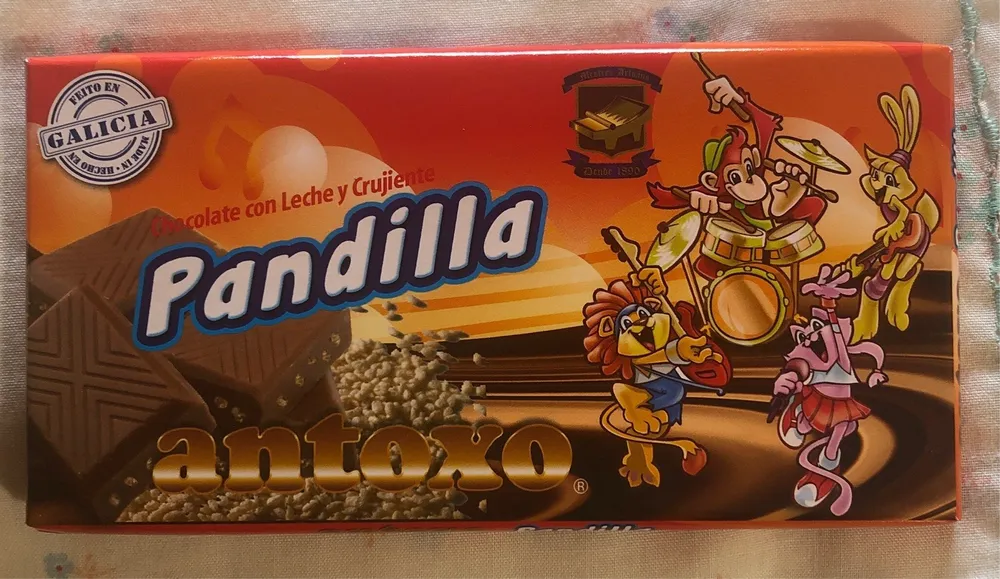 Chocolate con leche crujiente