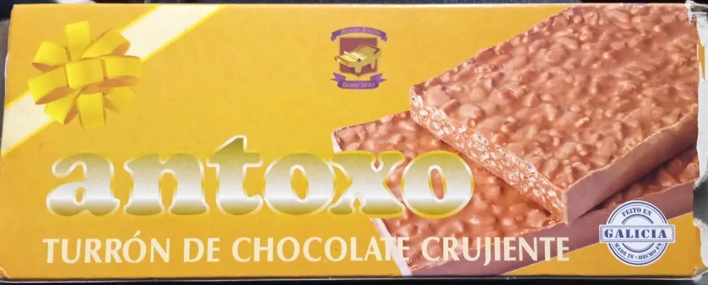 Turrón de Chocolate Crujiente