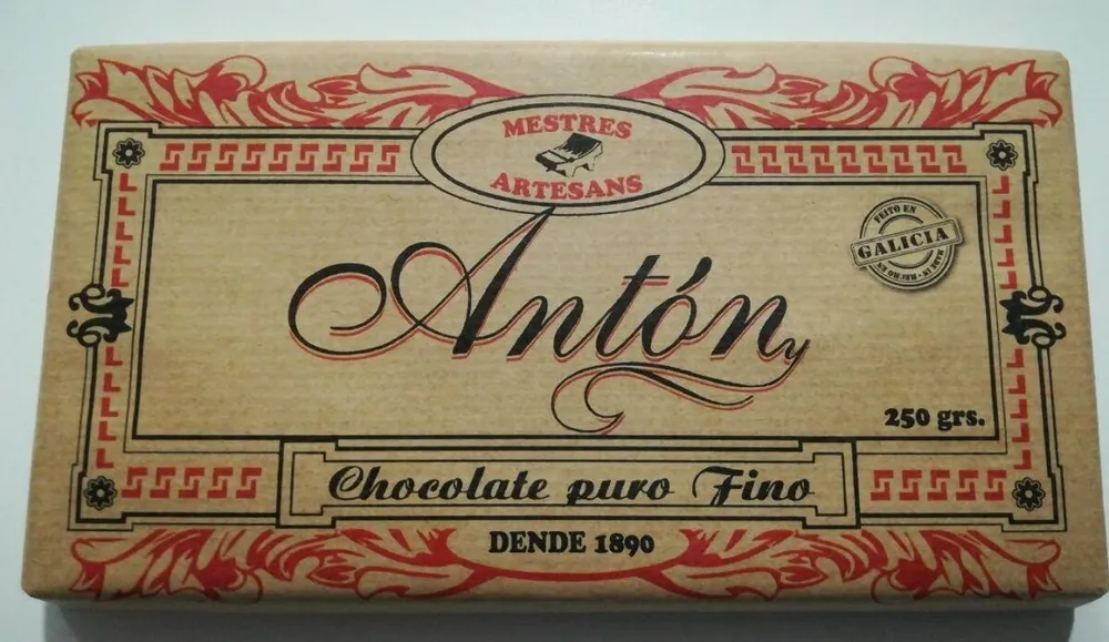 Chocolate puro fino Anton