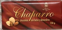 Chocolate con leche y almendras