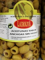 Lauroliva aceituna sabor anchoa sin hueso