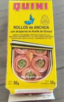 Filets d’anchois roulés