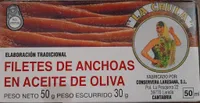 FILETES DE ANCHOAS EN ACEITE DE OLIVA "LA CHULA"