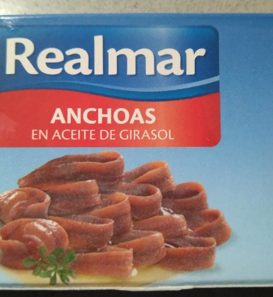 Anchoas en aceite de girasol