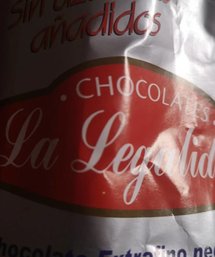 Chocolate extrafino negro
