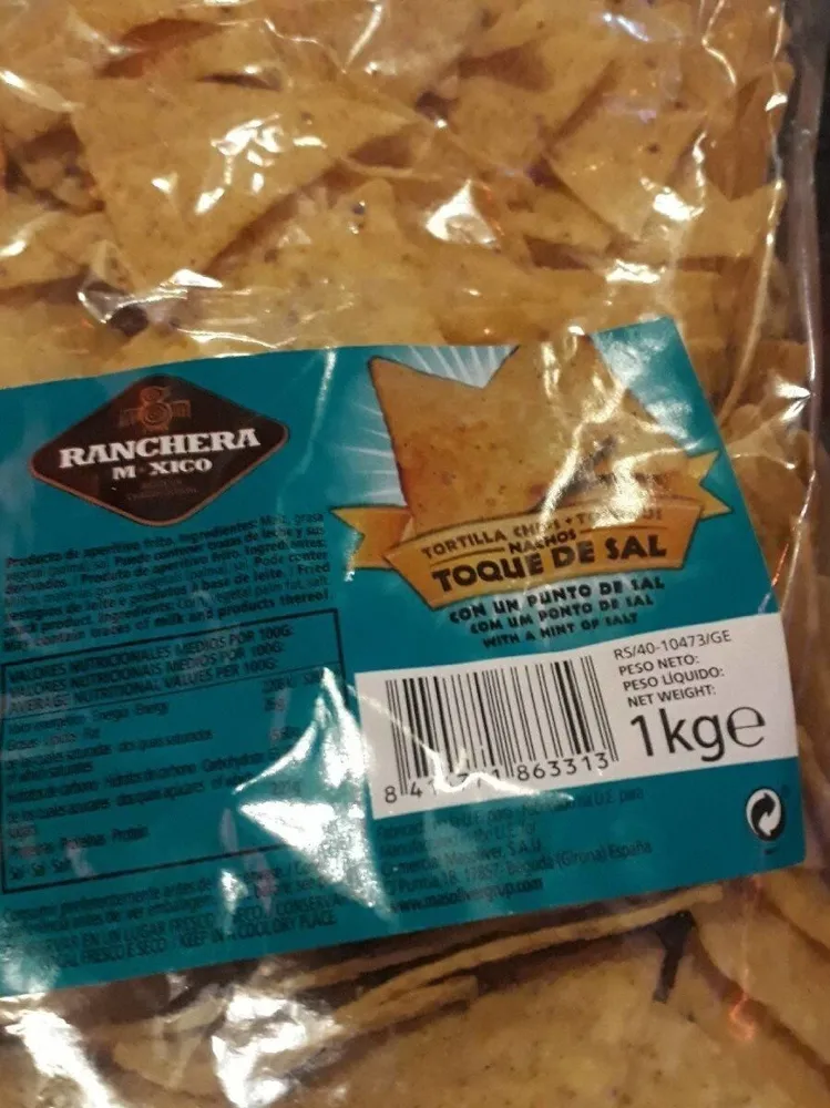 Nachos toque de sal