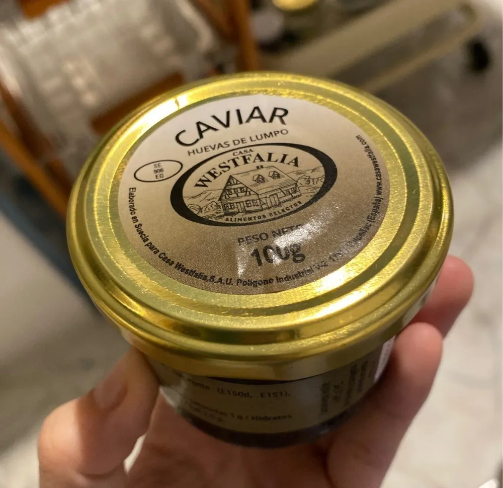 Caviar huevas de lumpo