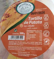 Tortilla de patata con cebolla